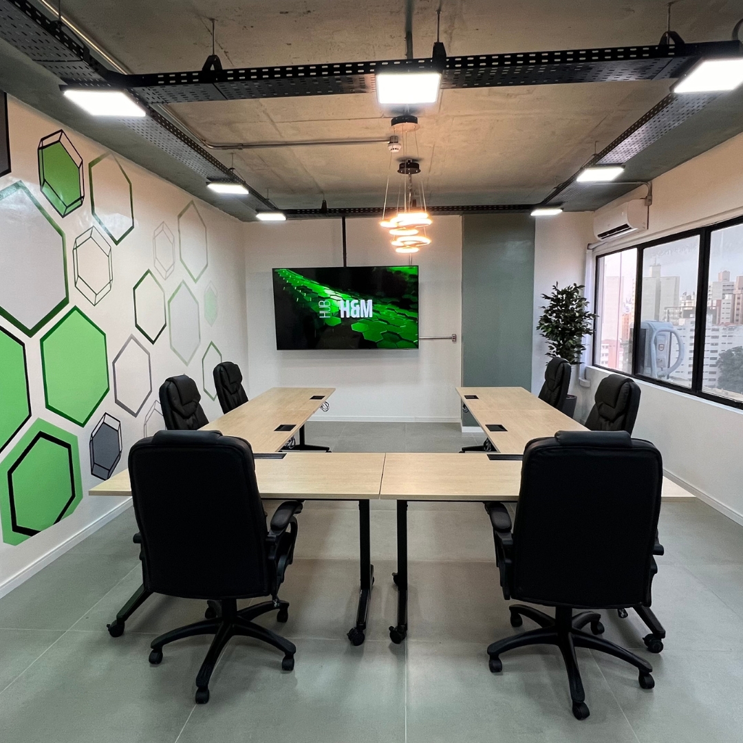 Sala de Reunião Corporativa Heringer e Matos